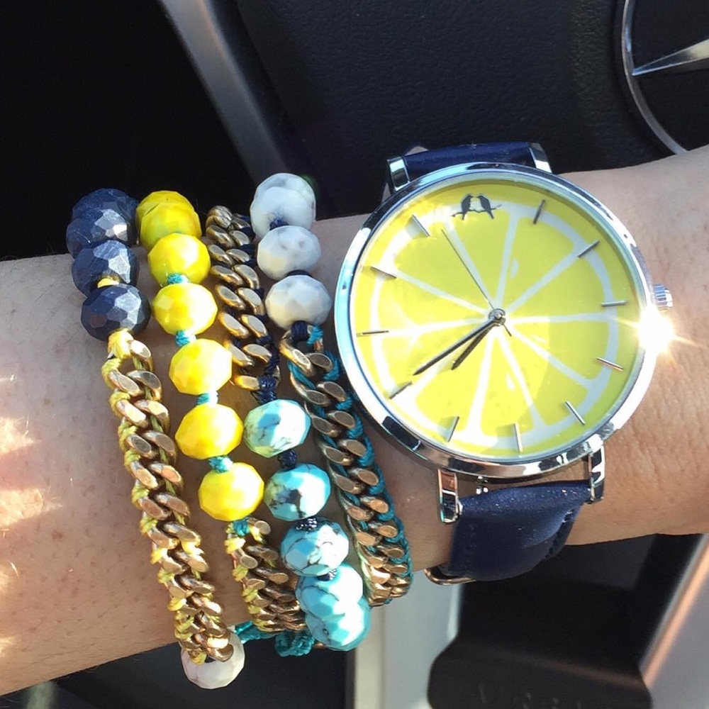 Chloe + Isabel 💛💙 “Limoncello” Watch